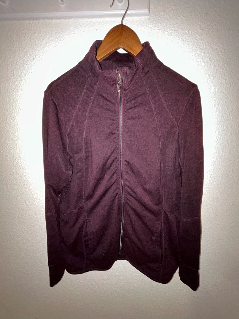 Jack by BB Dakota Plum Full-Zip Bomber Jacket